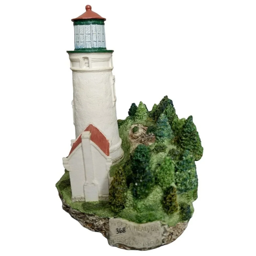 Harbour Lights Heceta Head Light OR HL 144 1994 368/5500 COA ID Card Lighthou